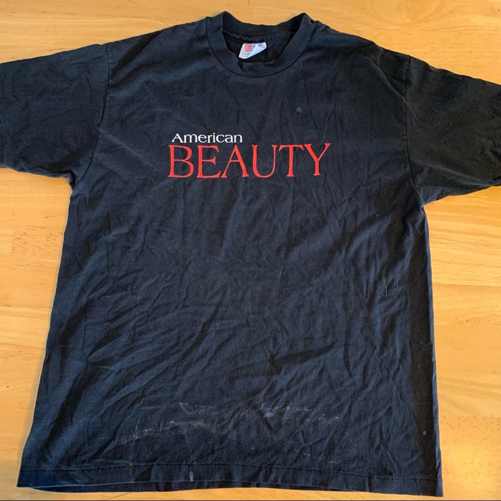 VTG American Beauty XL 90s Movie Promo T-Shirt